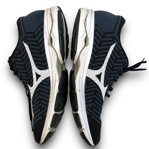 Mizuno Womens Waveknit R2 Gym Athletic Sneakers Shoes Black Dark Blue Size 9.5 - Picture 4 of 8